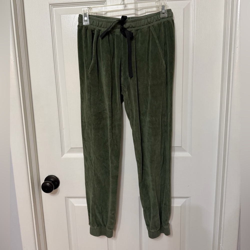STARK X velour jogger pants‎ in green size small - Picture 2 of 7